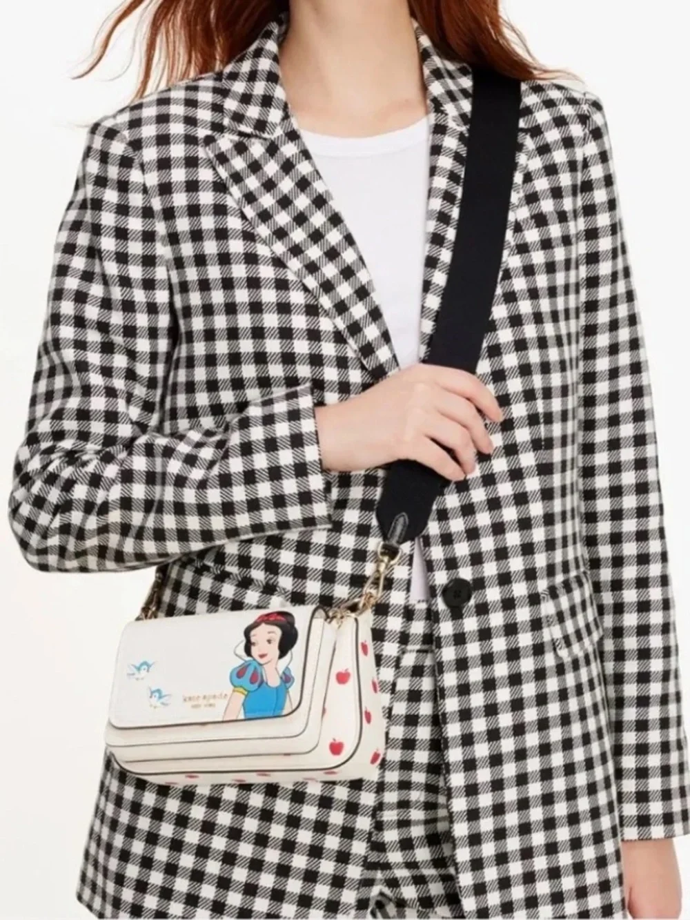 NWT-Disney x Kate Spade New York-Snow White 🍎 Double Up Crossbody Bag-$328